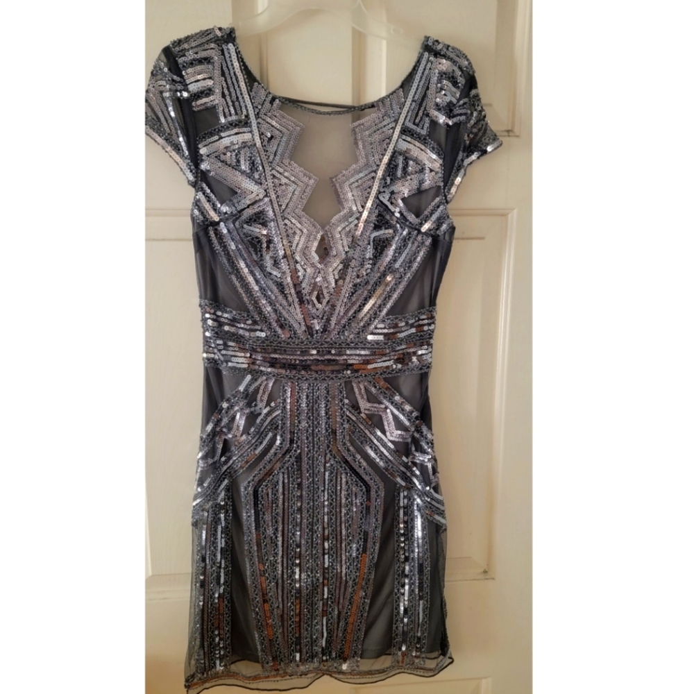 Unique Vintage Sequin Dress